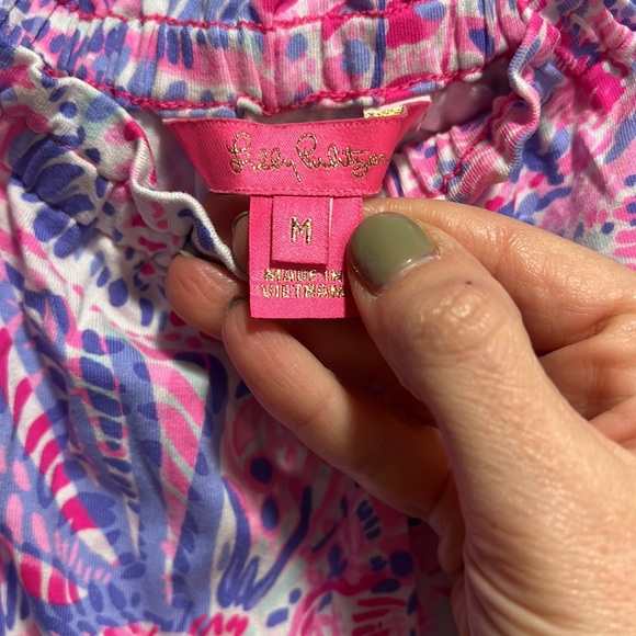 Lilly Pulitzer off the shoulder maxi dress - Picture 5 of 10